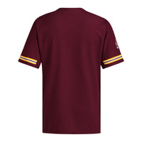 Arizona State Sun Devils Reversible Retro Full-Button Baseball Jersey - Maroon