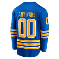 Buffalo Sabres Royal Home Breakaway Custom Jersey