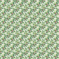 Botanical Holiday Gift Wrap, Christmas Holly Wrapping Paper, Winter Berry Wrapping Paper, Festive Xmas Gift Wrap Roll