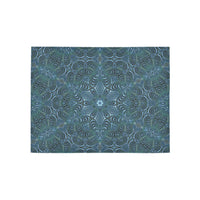 Winter Wonderland Hallway Rug, Snowflake Runner Rug, Holiday Christmas Floor Runner, Festive Kitchen Carpet Mat, Seasonal Decor