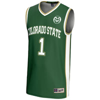 #1 Colorado State Rams Lightweight Basketball Jersey - Green