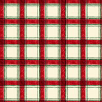 Red Green Tartan Gift Wrap, Cranberry Pines Plaid Wrapping Paper, Traditional Christmas Paper Roll, Festive Holiday Gift Wrap Paper
