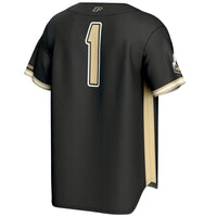 #1 Purdue Boilermakers Lightweight Baseball Jersey - Gold