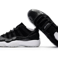 Retro Low Top Sneakers, Black White Colorway, Lace Up Design, Casual Gift for Sneaker Fans