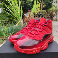 Sneakers, Red Colorway, Lace Up Design, Casual Gift for Sneaker Fans