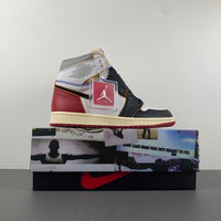 Retro High Top Sneakers, Black Colorway, Lace Up Design, Casual Gift for Sneaker Fans