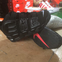 Sneakers, Red Black White Colorway, Lace Up Design, Casual Gift for Sneaker Fans