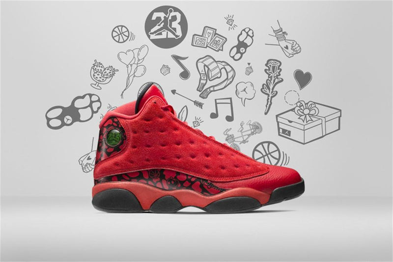 Sneakers, Red Black Colorway, Lace Up Design, Casual Gift for Sneaker Fans
