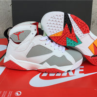 Sneakers, White Gray Colorway, Lace Up Design, Casual Gift for Sneaker Fans