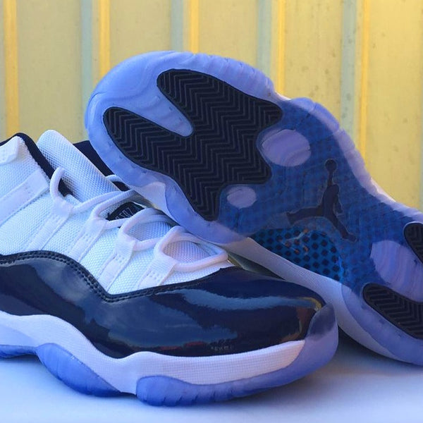 Sneakers, White Blue Colorway, Lace Up Design, Casual Gift for Sneaker Fans