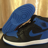 Sneakers, Royal Blue Black Colorway, Lace Up Design, Casual Gift for Sneaker Fans