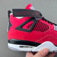 Mid Top Sneakers, Red Black Colorway, Lace Up Design, Casual Gift for Sneaker Fans