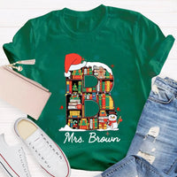 Custom Name Holiday T-Shirt, Personalized Christmas Shirt, Matching Family Xmas Tee, Festive Winter Holiday Graphic Shirt