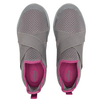 Slip-On Sneakers - Grey / Pink - Style 203997-07Z