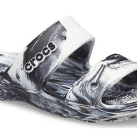 Classic Beach Clogs - Sports Marble - White / Black - Style 207701-103