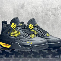 Mid Top Sneakers, Gray Yellow Colorway, Lace Up Design, Casual Gift for Sneaker Fans