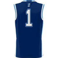 #1 Creighton Bluejays Lightweight Basketball Jersey - Blue