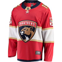 Florida Panthers Anton Lundell Red Home Breakaway Player Jersey