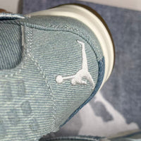 Mid Top Sneakers, Blue Colorway, Lace Up Design, Casual Gift for Sneaker Fans