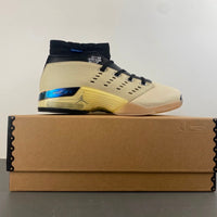 Retro Low Top Shoes, Blue Black Yellow Gray Colorway, Lace Up Design, Casual Gift for Shoe Lovers