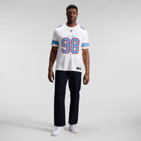 Tennessee Titans Jeffery Simmons White Stitched Limited Jersey