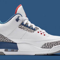 Low Top Sneakers, White Navy Colorway, Lace Up Design, Casual Gift for Sneaker Fans