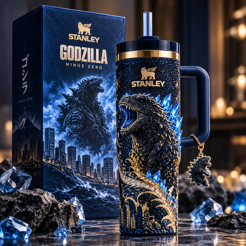 Godzilla Quiet Presence - Bold Graphic Tumbler