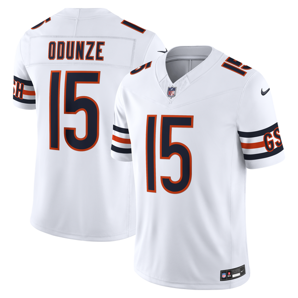 Chicago Bears Rome Odunze White Stitched Limited Jersey