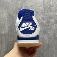 Mid Top Sneakers, Blue Colorway, Lace Up Design, Casual Gift for Sneaker Fans