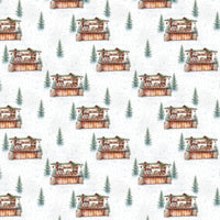 Holiday Market Gift Wrap, Winter Village Market Christmas Wrapping Paper, Christmas Town Present Wrap, Comfy Winter Festive Gift Wrap Roll