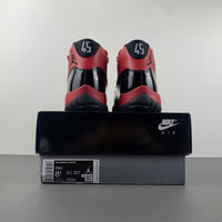 Low Top Sneakers, Black Red Colorway, Lace Up Design, Casual Gift for Sneaker Fans