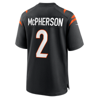 Cincinnati Bengals Evan McPherson Black Game Jersey