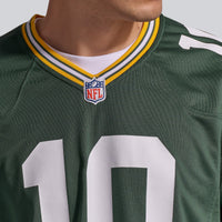 Green Bay Packers Jordan Love Green Player Game Jersey