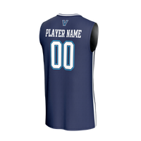 Villanova Wildcats Lightweight Collegiate Basketball NIL Pick-A-Player Fashion Jersey - Navy