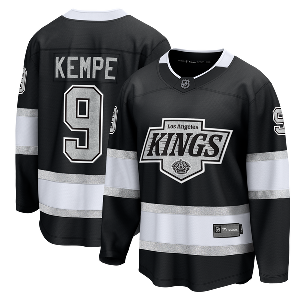 Los Angeles Kings Adrian Kempe Black Home Premier Breakaway Player Jersey