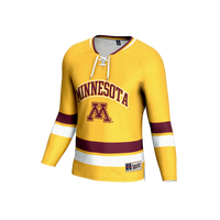 Minnesota Golden Gophers Lightweight Hockey Fashion Jersey - Gold