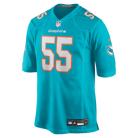 Miami Dolphins Aaron Brewer Aqua Game Jersey
