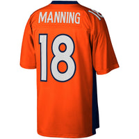 Denver Broncos Peyton Manning Orange Big & Tall 2015 Retired Player Replica Jersey