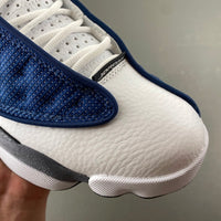 Low Top Sneakers, Blue White Gray Colorway, Lace Up Design, Casual Gift for Sneaker Fans