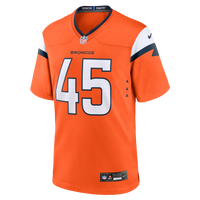 Denver Broncos Nate Adkins Orange Team Game Jersey