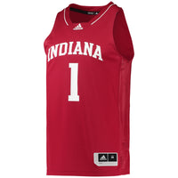 #1 Crimson Indiana Hoosiers Team Swingman Basketball Jersey