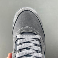 Mid Top Sneakers, Gray Colorway, Lace Up Design, Casual Gift for Sneaker Fans