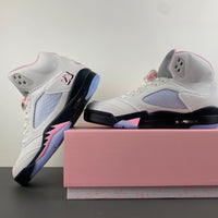 Low Top Sneakers, White Black Pink Colorway, Lace Up Design, Casual Gift for Sneaker Fans