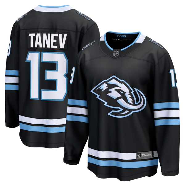 Utah Mammoth Brandon Tanev Black Home Breakaway Player Jersey