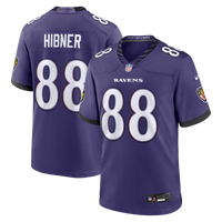 Baltimore Ravens Matthew Hibner Purple Team Game Jersey