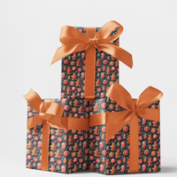 Holiday Cookie Gift Wrap, Gingerbread Christmas Wrapping Paper, Candy Cane Xmas Wrapping Paper, Baker Holiday Gift Wrapping Paper