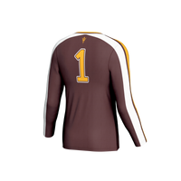 #1 Arizona State Sun Devils Lightweight Collegiate Volleyball Fashion Jersey - Maroon