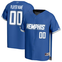Memphis Tigers Lightweight Collegiate Baseball NIL Pick-A-Player Fashion Jersey - Royal