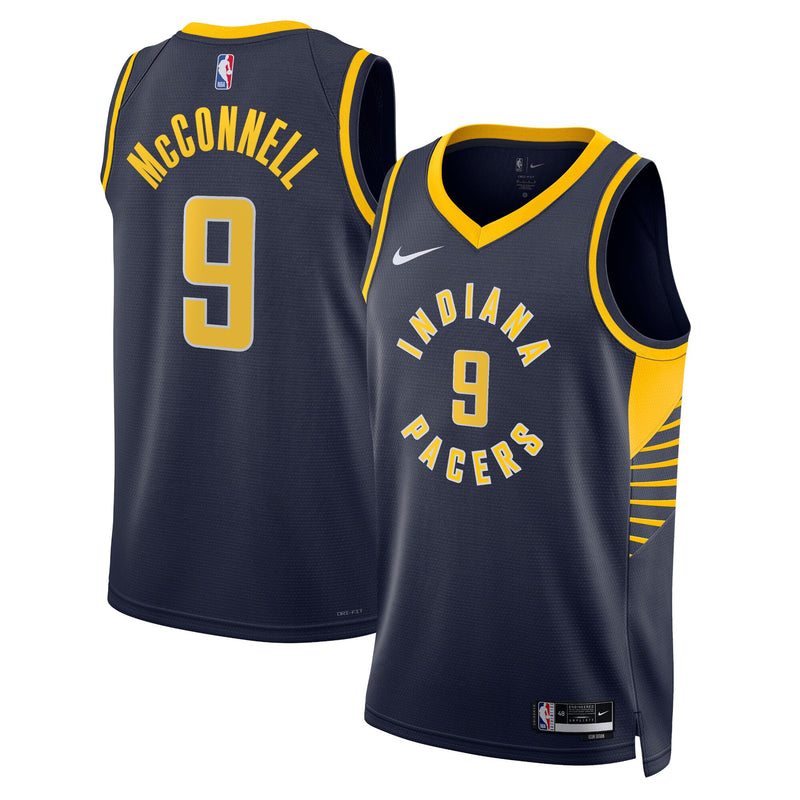 Indiana Pacers Icon Edition Swingman Jersey - Navy - T.J. McConnell