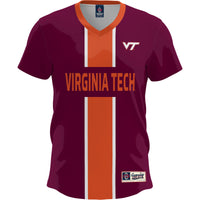 Virginia Tech Hokies Lightweight Soccer Fashion Jersey - Maroon